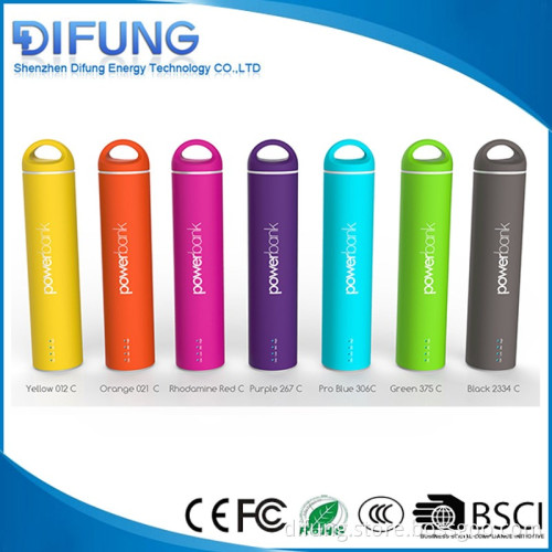 2600mAh Real Capacity Sales Promotion Gift Keychain China Cheap Power Bank for Mobile Phone
